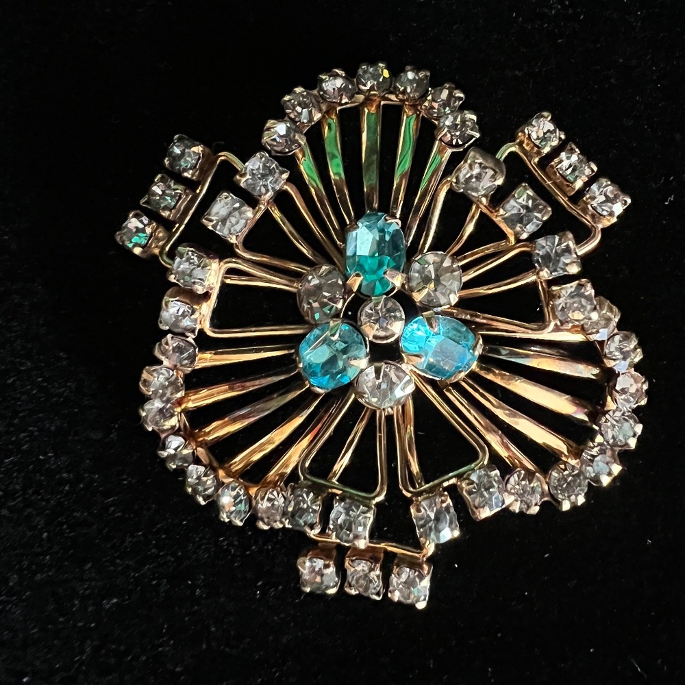Vintage M&S Rhinestone Brooch